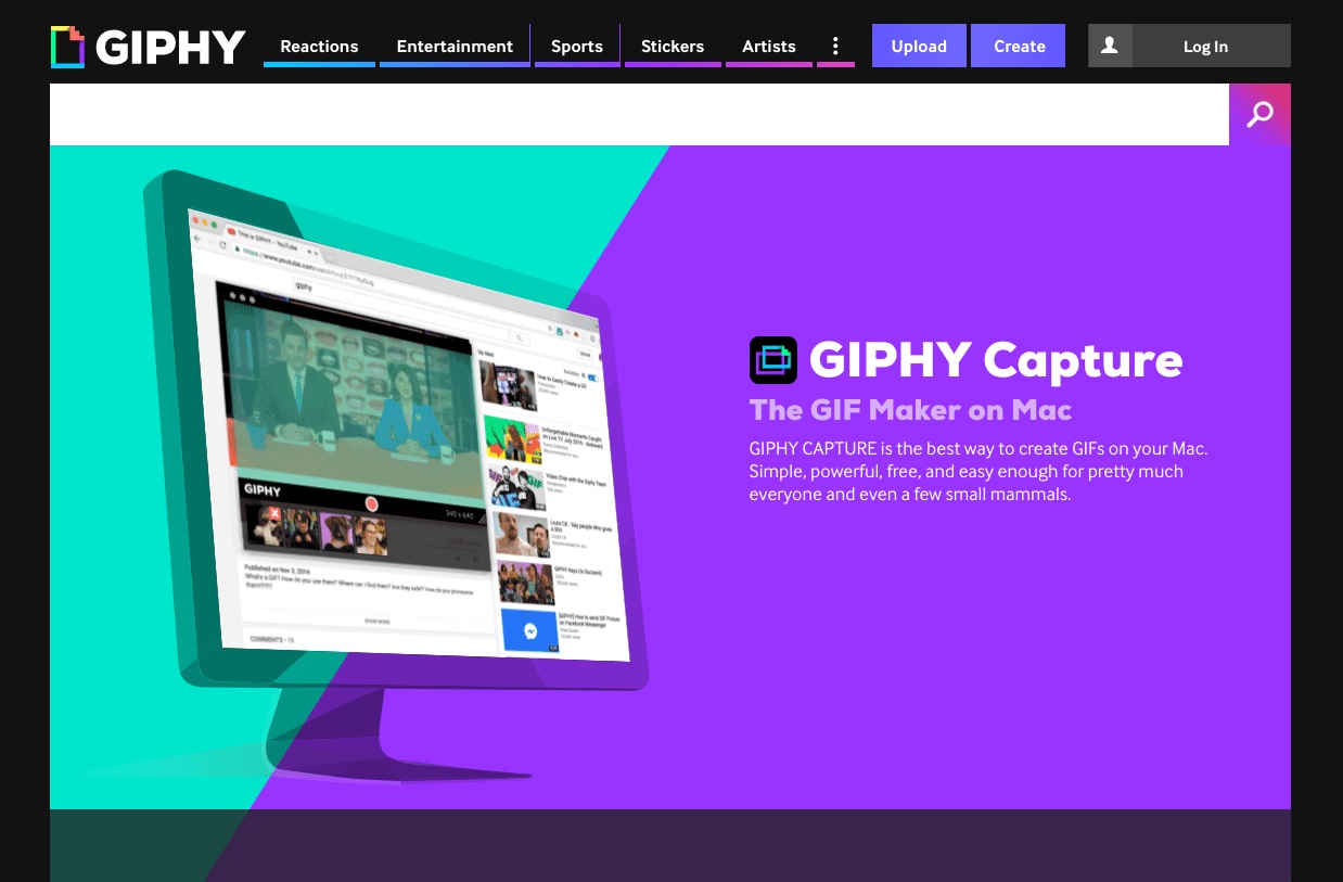 وبسایت Giphy