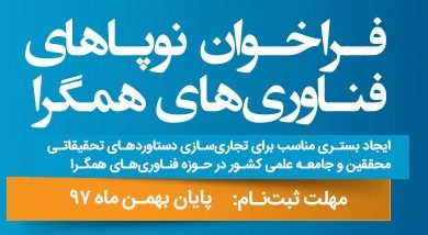 آغاز ثبت نام دومین فراخوان نوپاهای فناوری های همگرا
