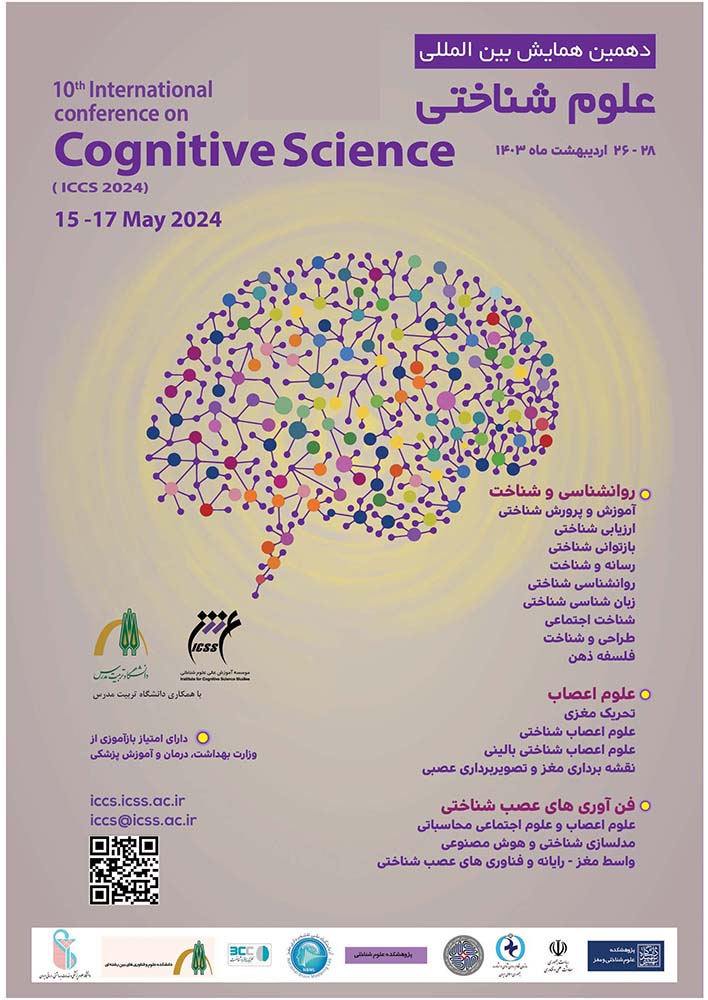 پوستر دهمین همایش بین المللی علوم شناختی