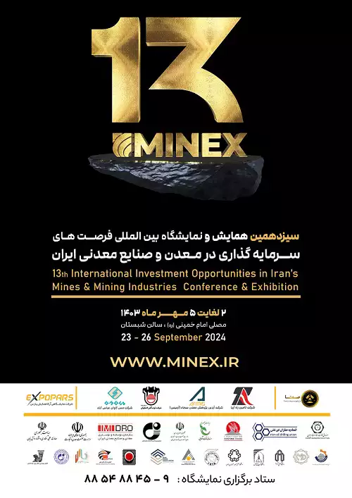 پوستر سیزدهمین نمایشگاه ماینکس