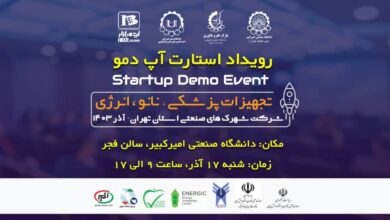 رویداد نهایی استارتاپ دموی