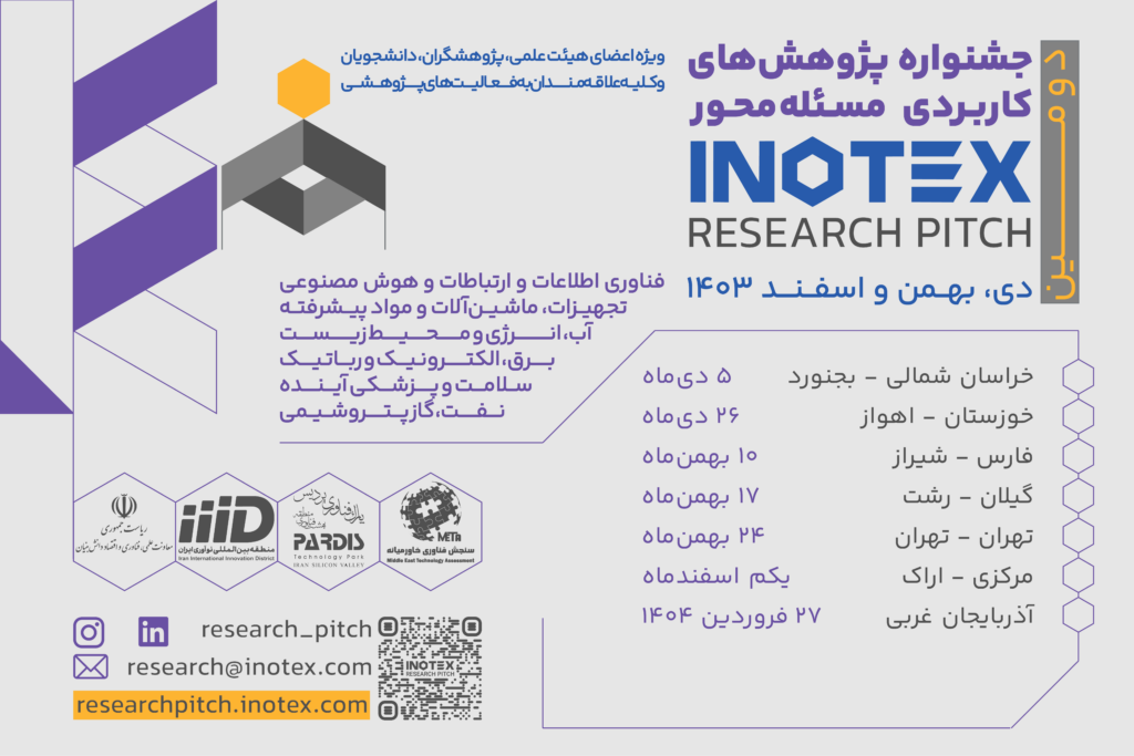برگزاری ریسرچ پیچ در 7 حوزه در اینوتکس 2025