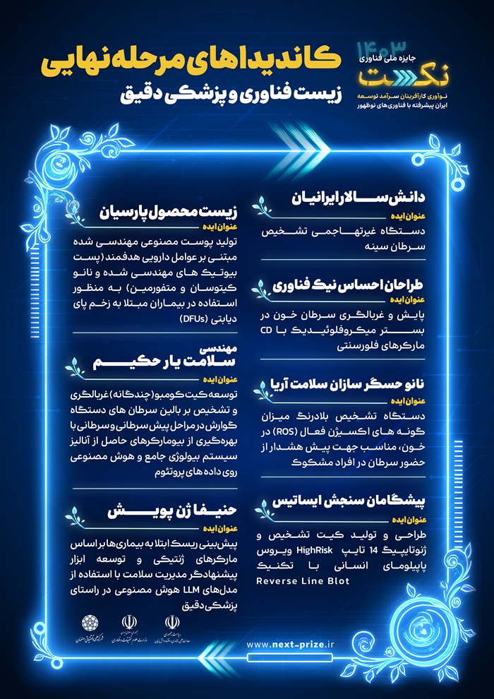 اختتامیه دومین جایزه ملی فناوری نکست 
